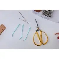 Иглы швейные для шерсти и пряжи, d=1.6/1.8/2 мм, 5.3/6/7.5 см, 6 шт.