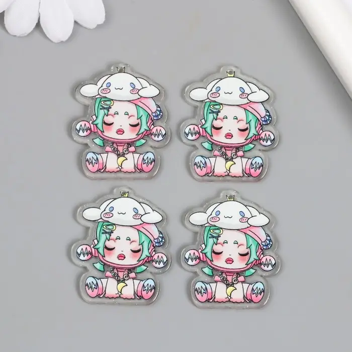 Декор для творчества акрил "Малышка" 0,2х3,1х3,7 см