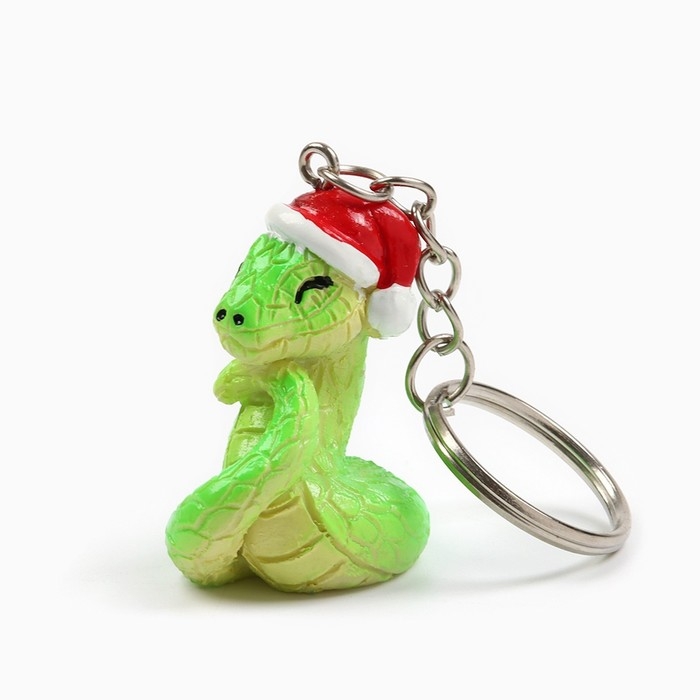 Новогодний брелок для ключей, объемный &laquo;Новый год: Новогодний микс&laquo;Новый год: 5 шт