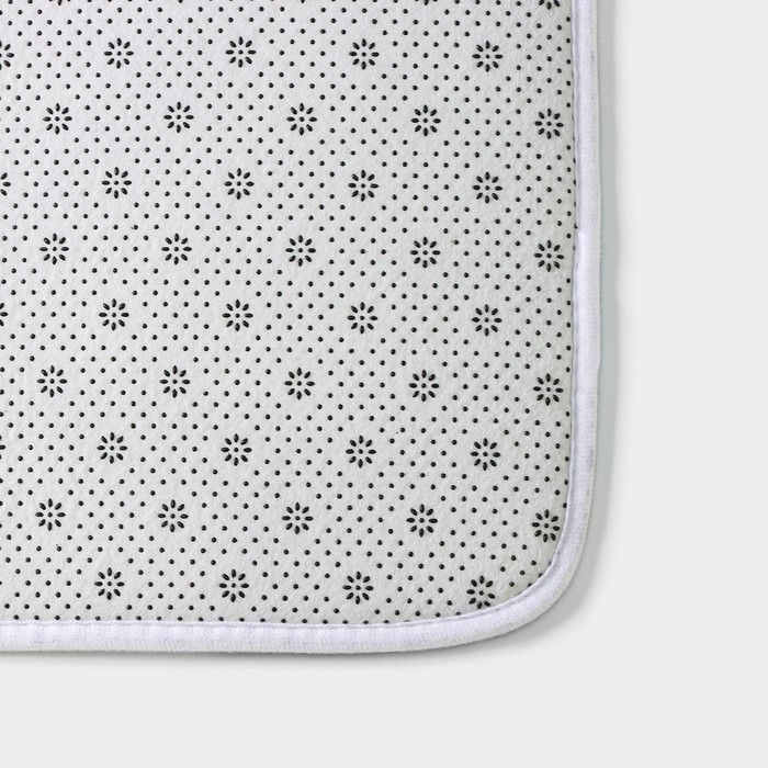 Коврик для ванной и туалета Доляна &laquo;Ракушки на камушках&raquo;, 45&times;75 см