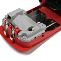 Сейф-ключница кодовая ТУНДРА, металл, пластик, цвет красный,