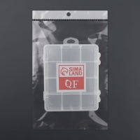 Органайзер для декора, с подвесом, передвижные ячейки, 12 ячеек, 13,8 &times; 11,3 см, цвет прозрачный