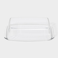 Кастрюля из жаропрочного стекла для запекания Доляна &laquo;Утятница&raquo;, 2,9 л, 24,5&times;20,5&times;13,5 см, с крышкой