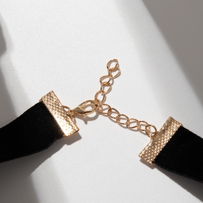 Чокер &laquo;Шарик&raquo;, жемчужина, цвет чёрный, L=30 см