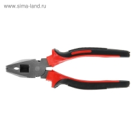 Плоскогубцы комбинированные ЛОМ, шлифованные, двухкомпонентные рукоятки, 160 мм
