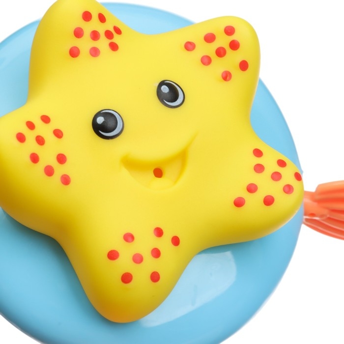 Заводная игрушка для ванны с брызгалкой &laquo;Звезда&raquo;, Крошка Я