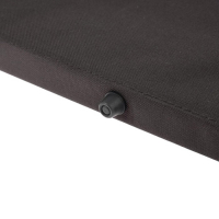 Папка для чертежей и рисунков для художников А2, 640 х 450 х 30 мм, с ручками, текстильная, плечевой ремень, Estado, чёрная/красная кант