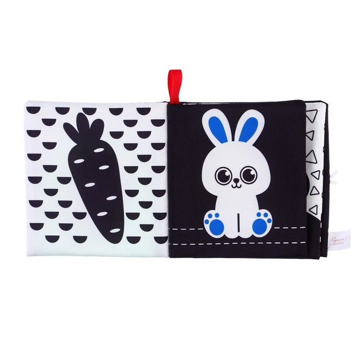 Книжка - шуршалка развивающая по методике Г. Домана &laquo;Малыши&raquo;, 12х12 см.