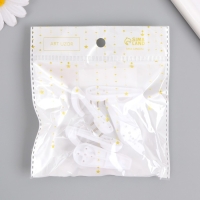 Крючок пластик, металл универсальный набор 5 шт С183 5х2 см