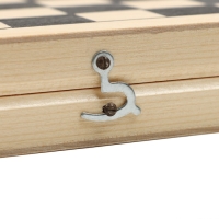 Нарды деревянные большие, настольная игра "Узор" 50 х 50 см, с шашками