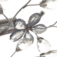 Люстра "Цветы" 5х40Вт Е27 хром 50х50х18см