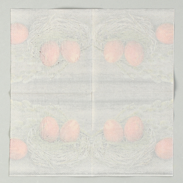 Салфетки бумажные &laquo;Пасхальные яйца&raquo; в гнёздышке, 25х25 см, набор 20 шт.