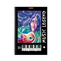 Тетрадь для нот А4, 24 листа на спирали ErichKrause Music Legend, вертикальная ориентация