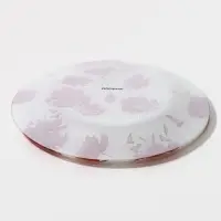 Тарелка стеклянная десертная Доляна &laquo;Красные маки&raquo;, d=20 см