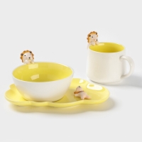 Набор детской посуды "Милый лев"