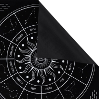 Скатерть для гадания бархатная &laquo;Звездный путь&raquo;, 50х50 см, 16+