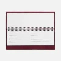 Планинг Faro, датированный, бордовый