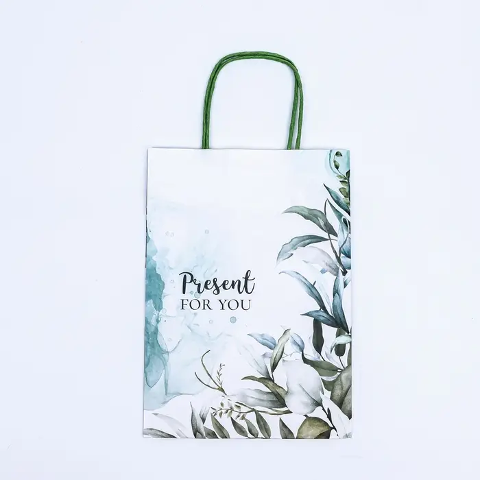 Пакет крафт &laquo;Подарок для тебя&raquo; 18&times;8&times;25 см