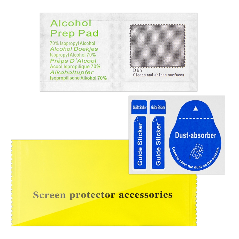 Набор 2 в 1 (стикер + салфетка) желтый (упаковка 200 шт./ коробка 5000 шт.)