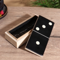 Настольная игра "Домино" 18,5х7,5х4 см, смола, дерево