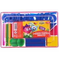 Счётный материал &laquo;Учимся считать&raquo;, СМЕШАРИКИ, цвет МИКС, 130 элементов в наборе