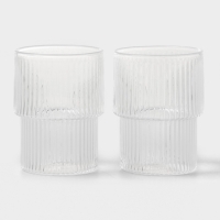 Набор стаканов "Грани" 250 мл 2 шт 6,3х8,5 см