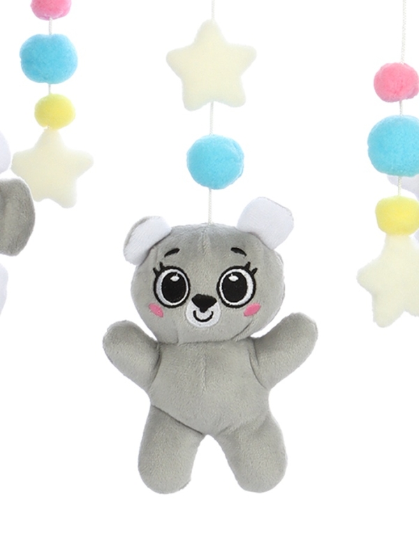 Крошка Я, мобиль "забавный мишка", звук, серый SL-07279A