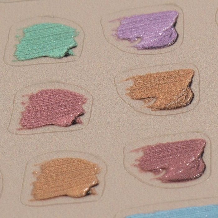 Наклейки для ногтей &laquo;Пастельные цвета&raquo;, объёмные, разноцветные