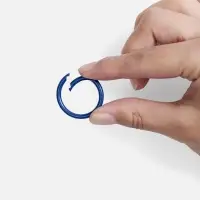 Карабин-кольцо Claus, L, синий