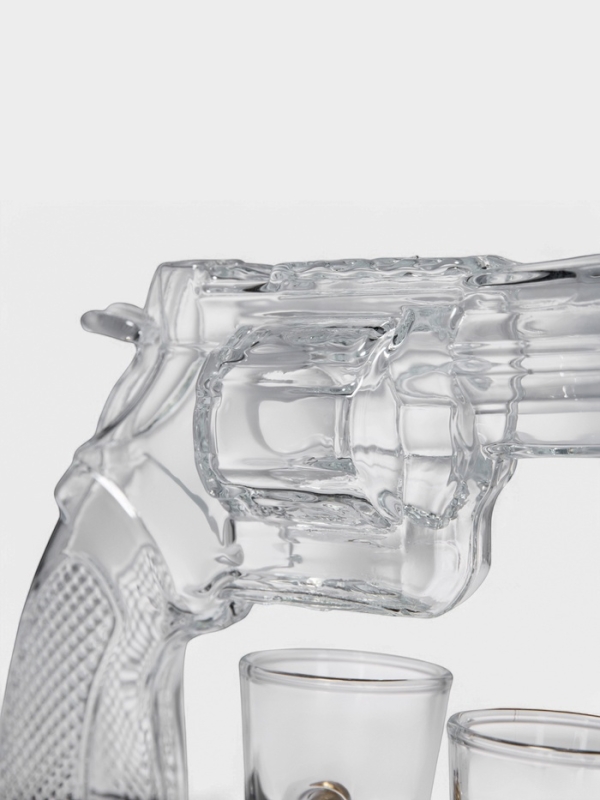 Мини-Бар на подставке Револьвер, 250 мл, 2 стопки