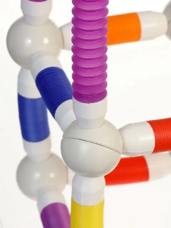 Конструктор магнитный "Развивающие трубы", 26 деталей