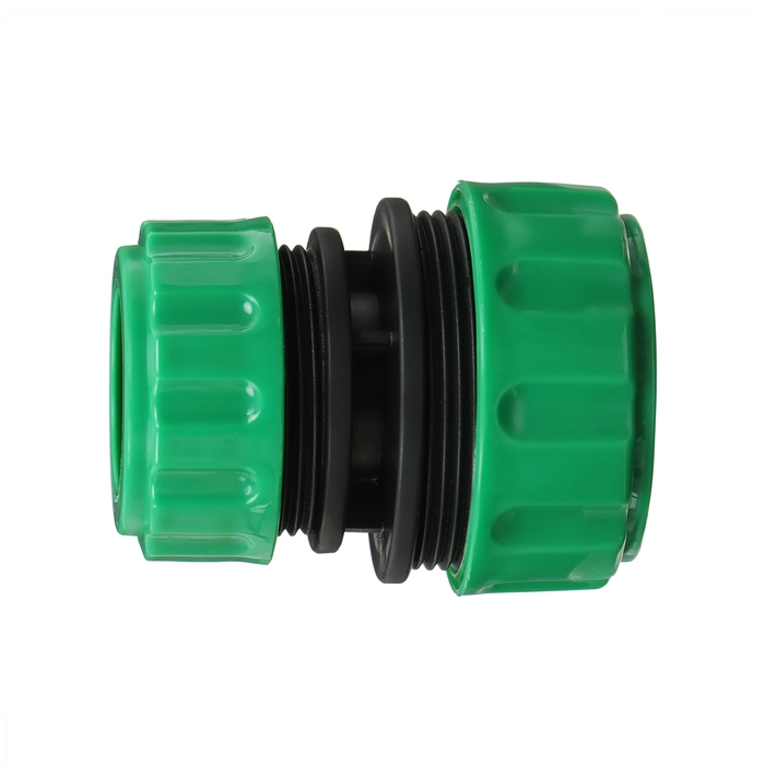 Муфта переходная, для шлангов 3/4" (21 мм) &ndash; 1" (25 мм), цанговое соединение, ABS-пластик, Greengo