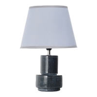 Лампа настольная "Теория" 1х40Вт Е14 темно-синий 22,2х22,2х33см