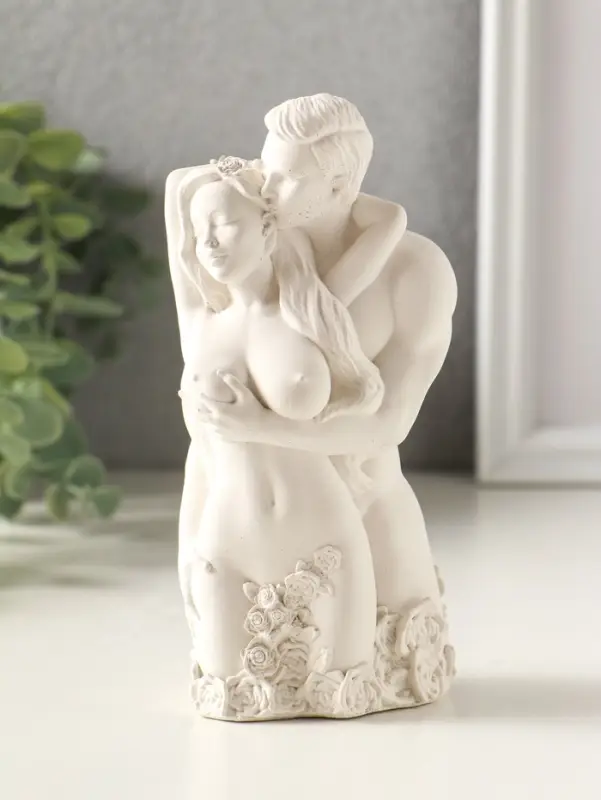 Статуэтка "Влюбленные" 14х6 см, гипс