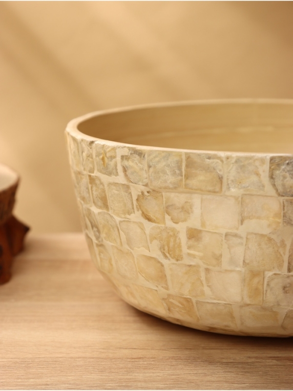 Салатник 25х25х12 см, бамбук