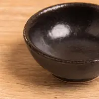 Соусник, 4.5&times;4.5&times;2 см, керамика, чёрный матовый