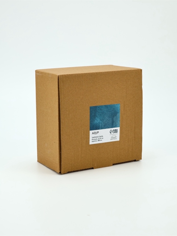 Чайная пара Dolce Ceramo. &laquo;Азур&raquo;, 2 предмета: кружка 280 мл, блюдце d=16 см