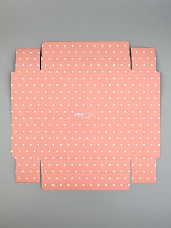 Коробка для цветов с вазой и PVC окнами складная &laquo;Для тебя&raquo;, 23 х 30 х 23 см