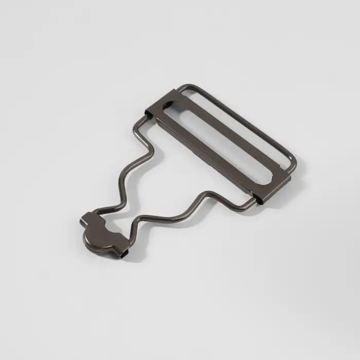 Застёжка для комбинезона, 37 мм, 10 шт., цвет чёрный никель