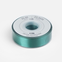 Лента атласная двухсторонняя №0589 25мм*25&plusmn;1м изумрудный TR