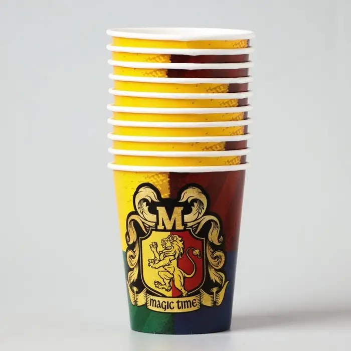 Стакан одноразовый бумажный &laquo;Волшебный мир&raquo;, 250 мл, однослойный