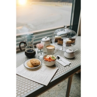 Кемекс стеклянный с мерной шкалой &laquo;Типика&raquo;, 600 мл, с деревянной ручкой