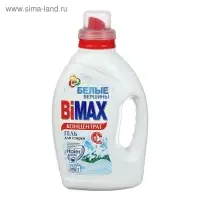 Жидкое средство для стирки BiMax "Белые вершины", гель, для светлых тканей, 1.3 л