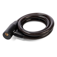 Замок навесной велосипедный LOCKLAND, 12х1200 мм, английский ключ с пластиковой ручкой