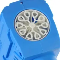 Генератор мыльных пузырей &laquo;Пистолет&raquo;, световые эффекты, работает от батареек, синий