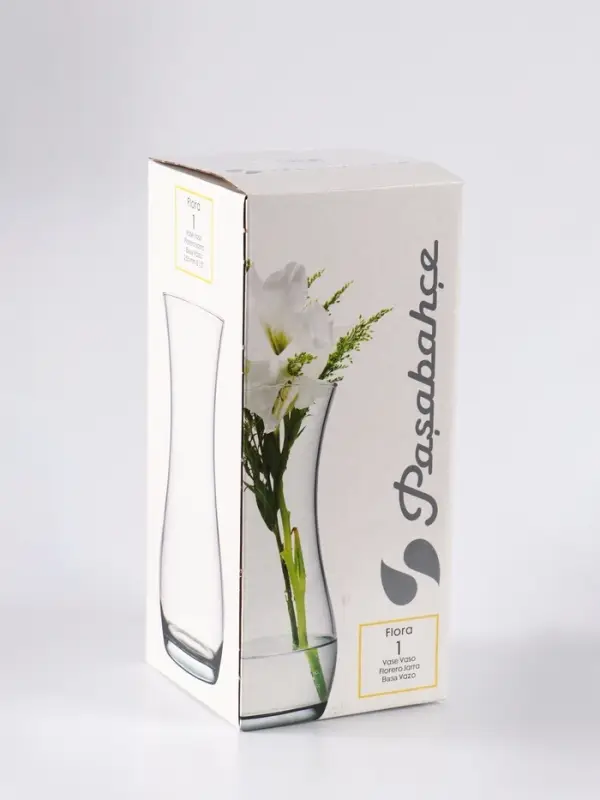 Ваза &laquo;Кармен&raquo; листопад, волна, h=26 см, стекло, бледно-зелёная