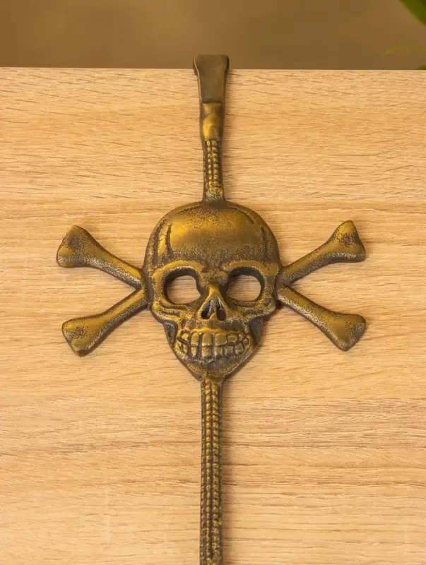 Крючок настенный &laquo;Пиратский&raquo;, 33&times;13.5&times;6 см, алюминий