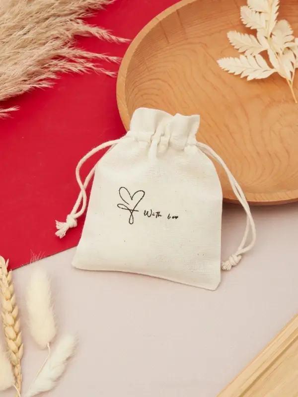 Мешочек подарочный &laquo;Нежность лён&raquo;, 10&times;12 см, бежевый