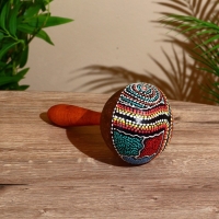 Сувенирный музыкальный инструмент "Маракас" 22х9х9 см микс