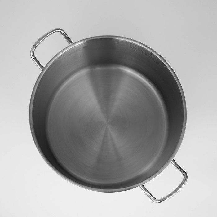 Кастрюля &laquo;Общепит&raquo;, 15 л, d=30 см, h=22 см, капсульное дно, индукция